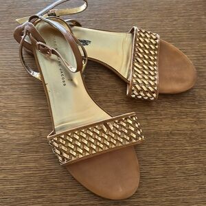 MARC BY MARC JACOBS Leather Flat Ankle Sandal (NN)